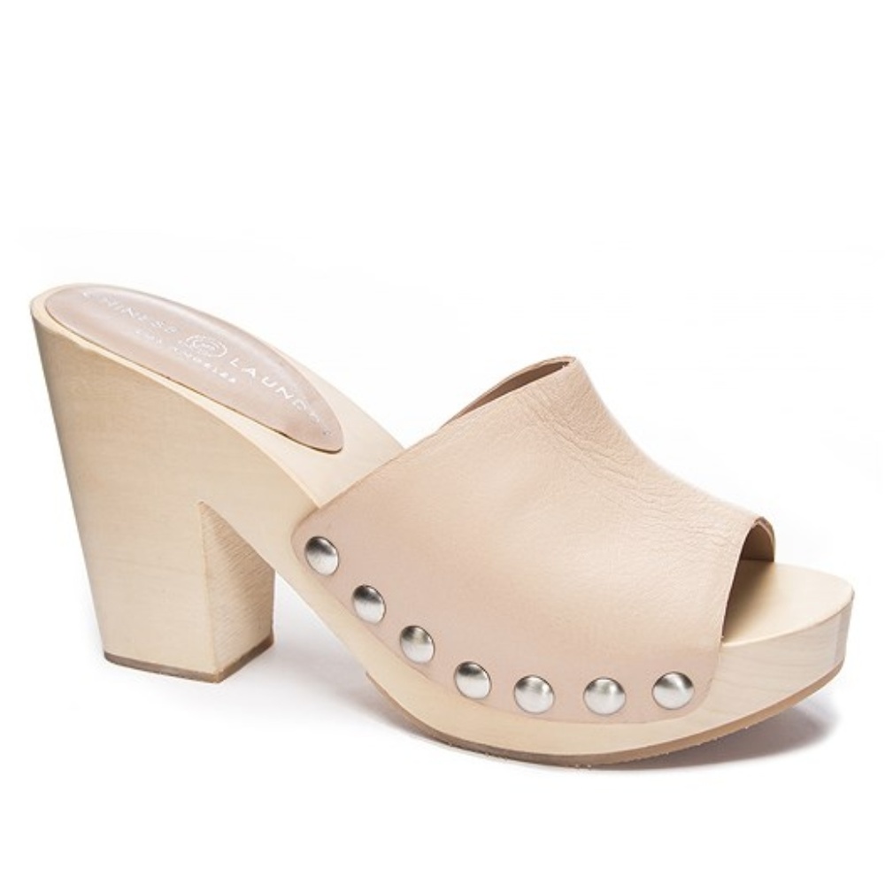Chinese Laundry Fox Slide Natural Leather